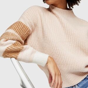 Topshop Stripe Crewneck Sweater